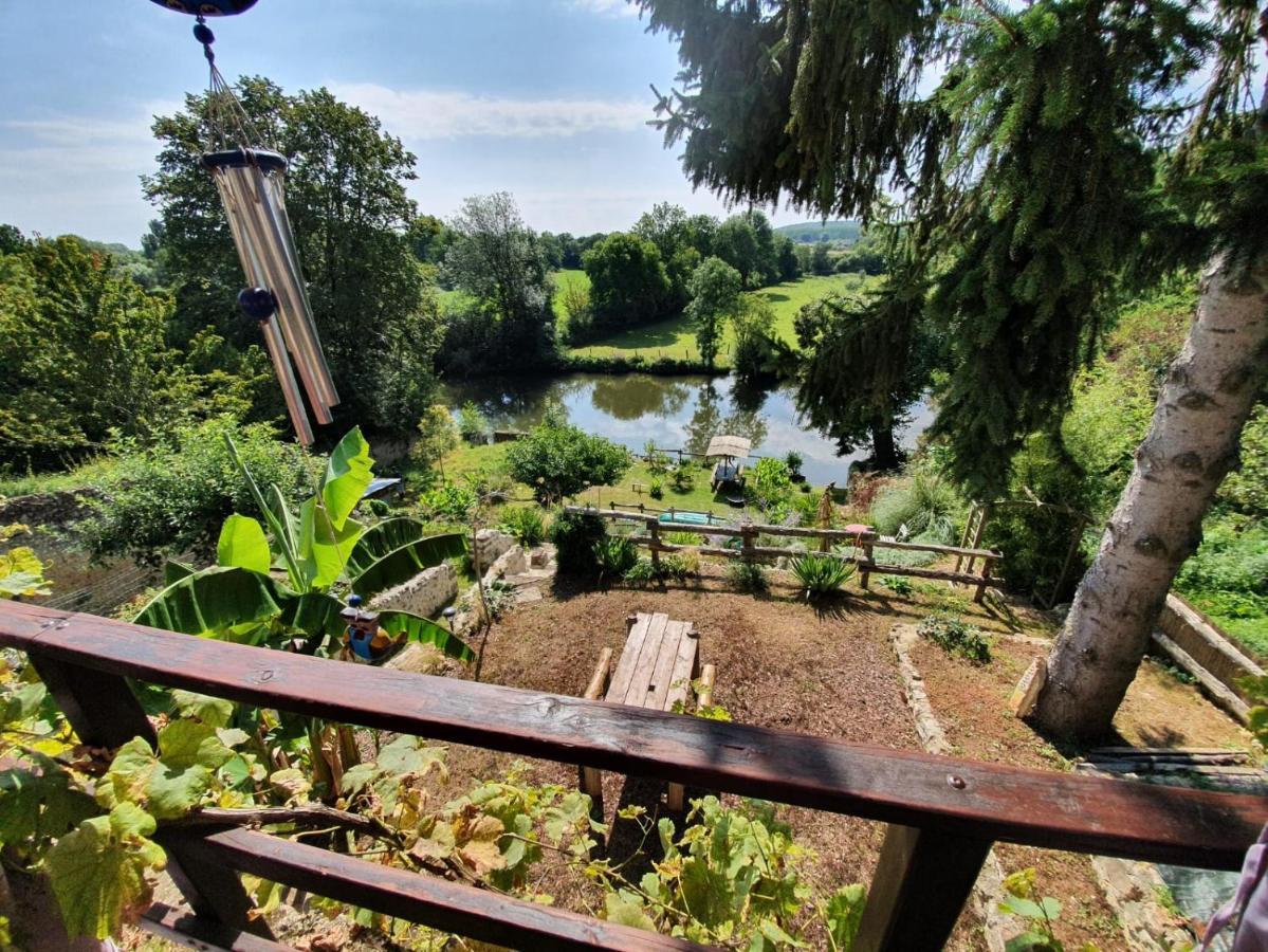 Le Cottage Belmontais, Maison Individuelle, Vue Panoramique Sur La Riviere Beaumont-sur-Sarthe ภายนอก รูปภาพ